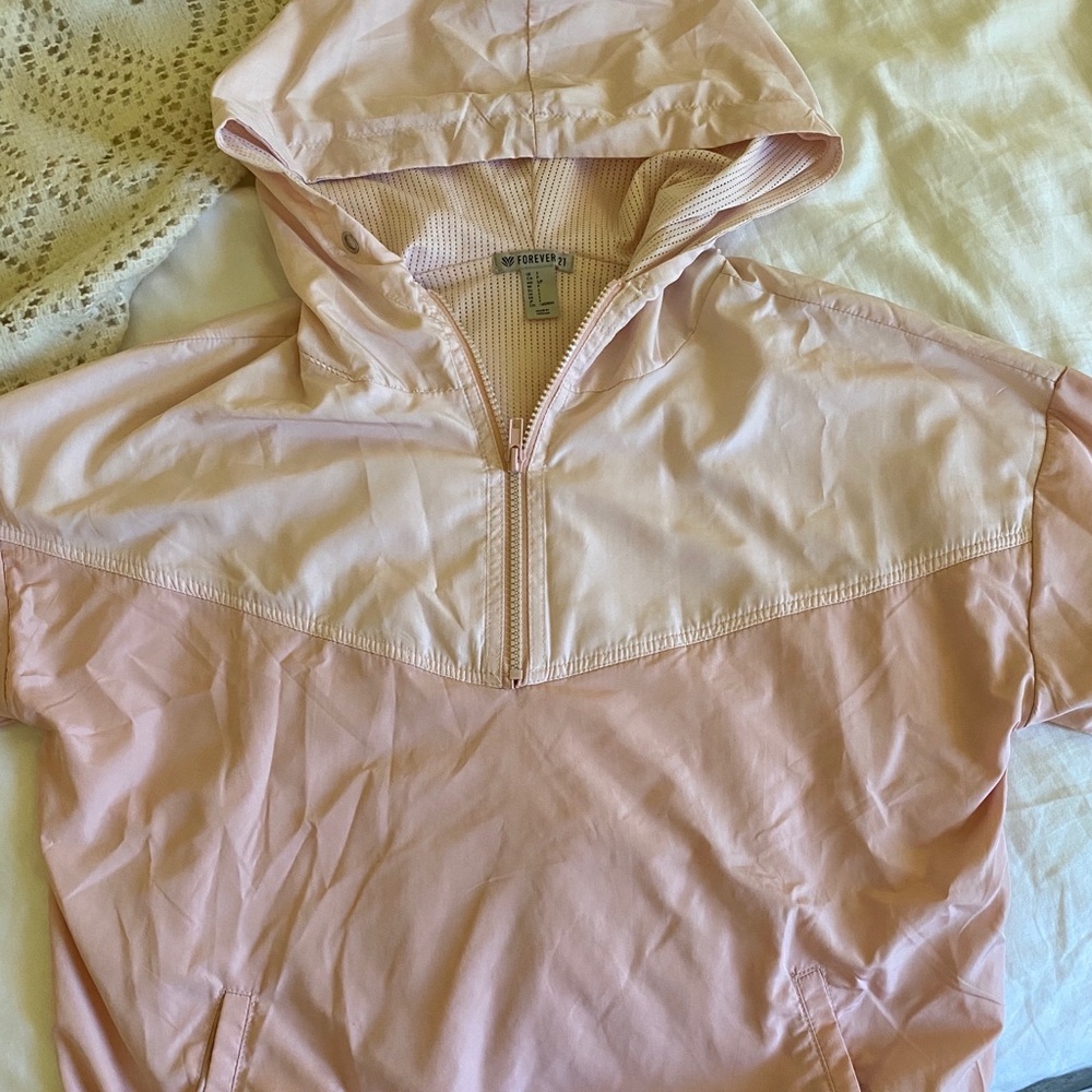 Pink activewear pullover